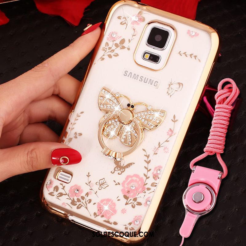 Coque Samsung Galaxy Note 4 Étoile Ornements Suspendus Or Rose Téléphone Portable Charmant En Vente