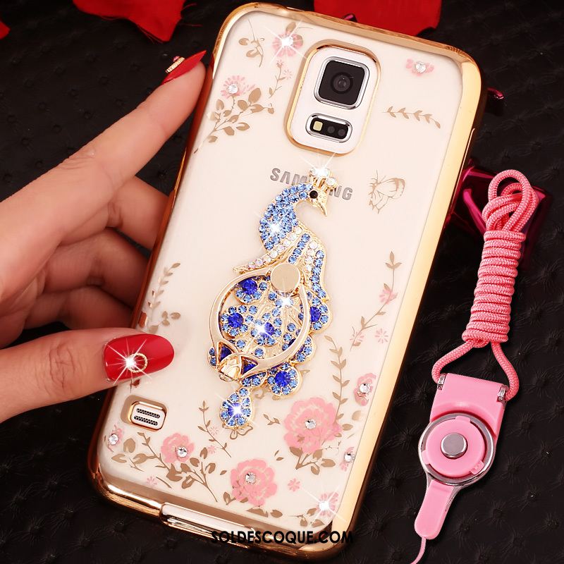 Coque Samsung Galaxy Note 4 Étoile Ornements Suspendus Or Rose Téléphone Portable Charmant En Vente