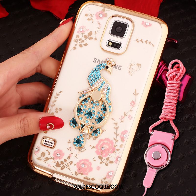 Coque Samsung Galaxy Note 4 Étoile Ornements Suspendus Or Rose Téléphone Portable Charmant En Vente