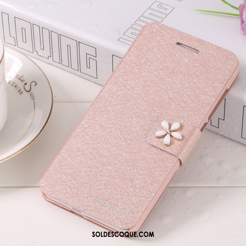 Coque Samsung Galaxy Note 4 Étoile Protection Rose Étui En Cuir Téléphone Portable Soldes