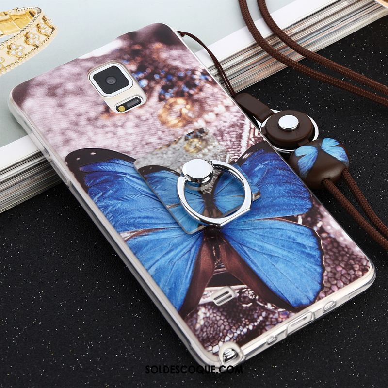 Coque Samsung Galaxy Note 4 Étoile Silicone Protection Étui Fluide Doux En Ligne