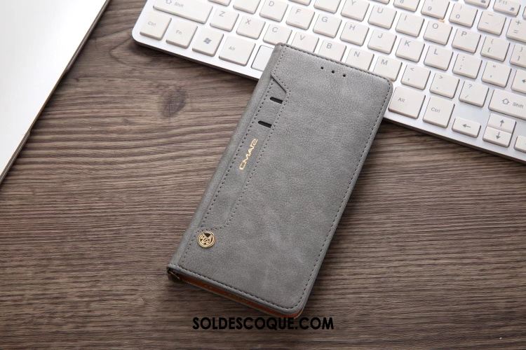 Coque Samsung Galaxy Note 8 Carte Magnétisme Incassable Business Étui En Cuir Housse En Vente