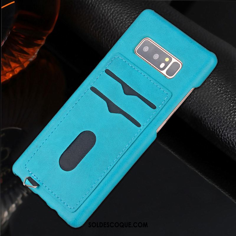 Coque Samsung Galaxy Note 8 Carte Simple Business Très Mince Nouveau Soldes