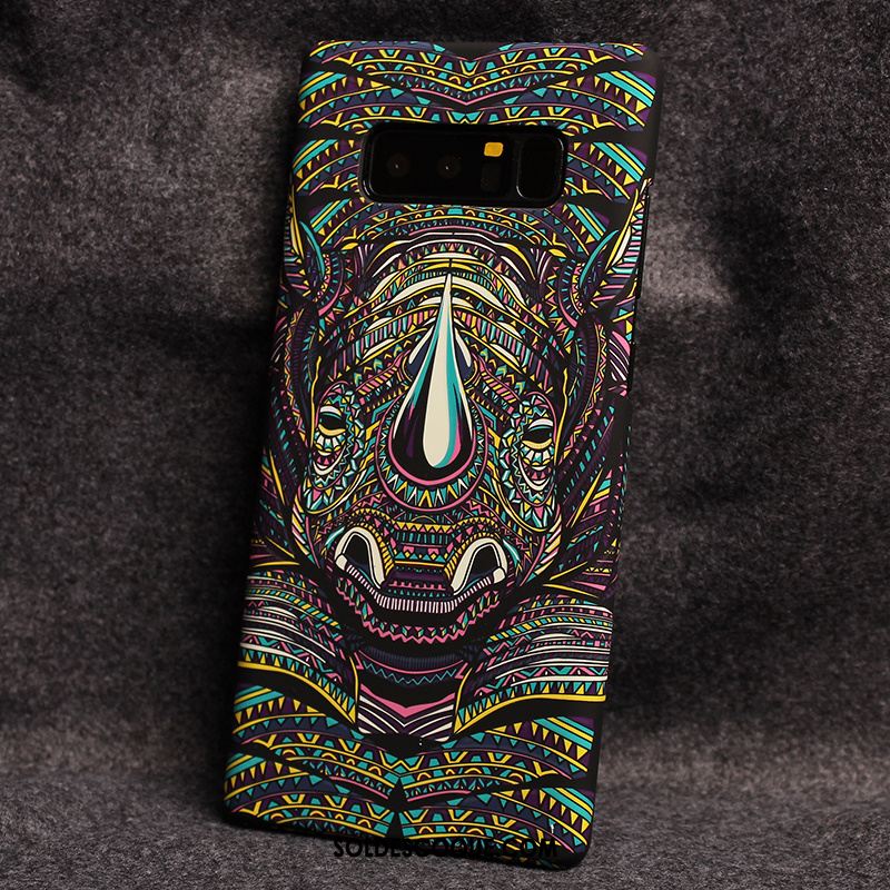 Coque Samsung Galaxy Note 8 Créatif Personnalité Animal Étui Difficile Housse En Ligne