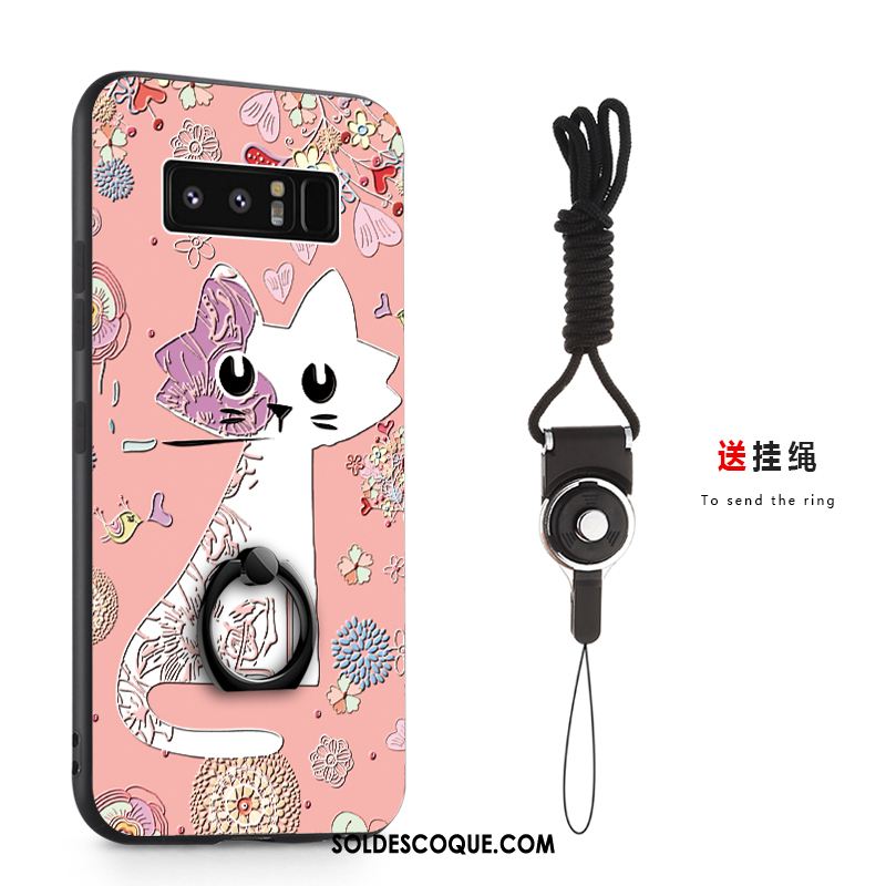 Coque Samsung Galaxy Note 8 Gaufrage Fluide Doux Étoile Téléphone Portable Étui En Ligne