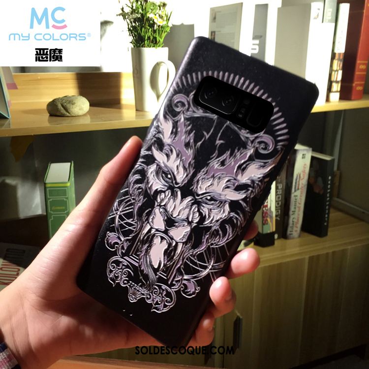 Coque Samsung Galaxy Note 8 Gaufrage Tout Compris Délavé En Daim Silicone Fluide Doux Soldes