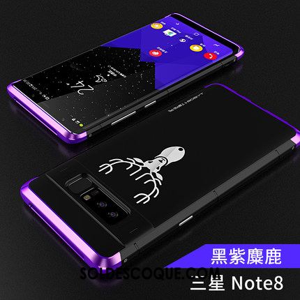 Coque Samsung Galaxy Note 8 Incassable Étoile Très Mince Protection Métal En Ligne