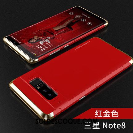 Coque Samsung Galaxy Note 8 Incassable Étoile Très Mince Protection Métal En Ligne