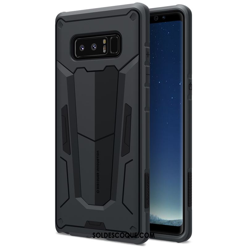 Coque Samsung Galaxy Note 8 Jupe Double Vert Étoile Or Étui En Vente