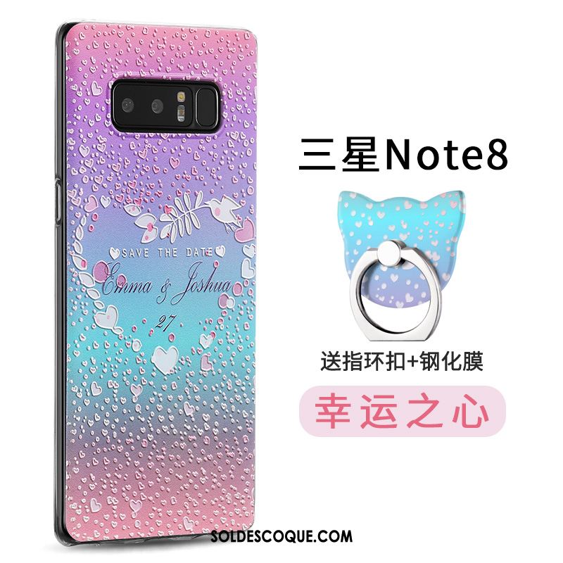 Coque Samsung Galaxy Note 8 Nouveau Rose Incassable Protection Tout Compris En Ligne