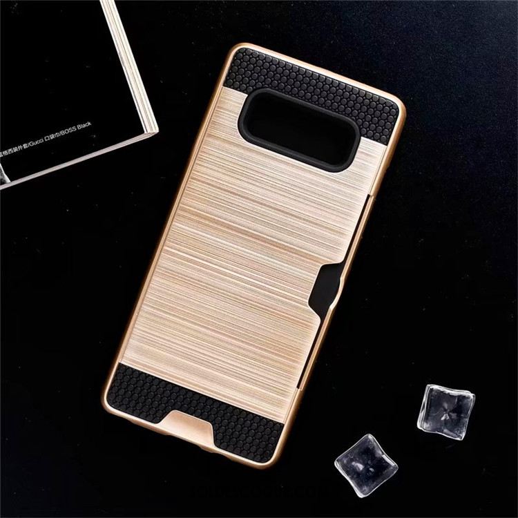 Coque Samsung Galaxy Note 8 Or Carte Incassable Silicone Fluide Doux En Vente