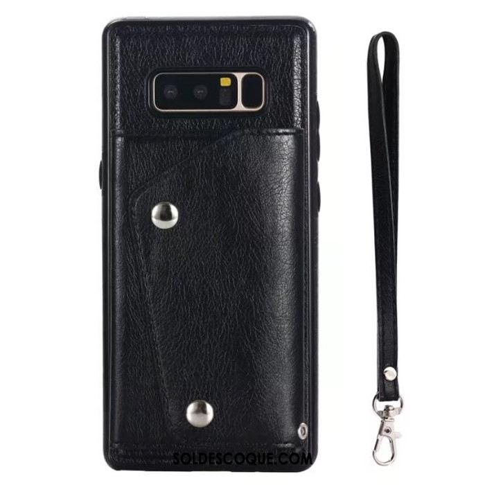 Coque Samsung Galaxy Note 8 Ornements Suspendus Étui En Cuir Portefeuille Sac Carte Étoile En Ligne