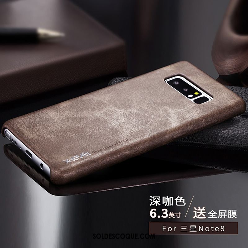 Coque Samsung Galaxy Note 8 Téléphone Portable Personnalité Créatif Incassable Étui En Cuir En Ligne