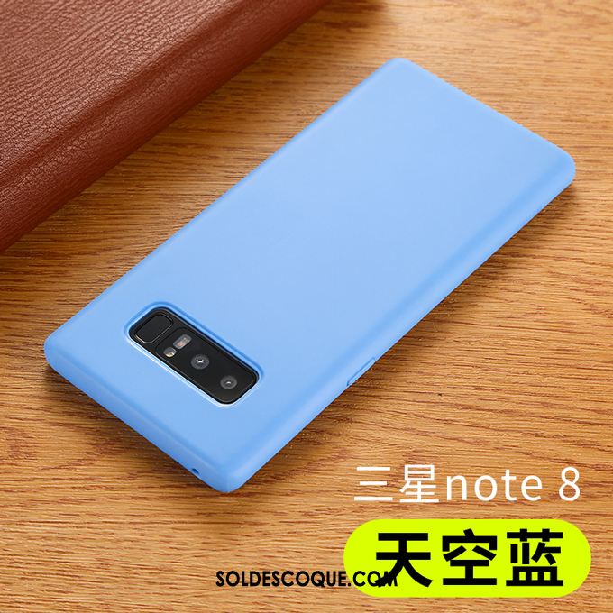 Coque Samsung Galaxy Note 8 Téléphone Portable Silicone Étui Bleu Incassable En Ligne