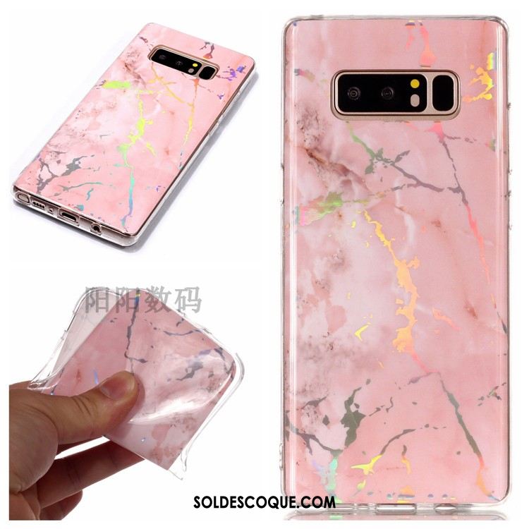 Coque Samsung Galaxy Note 8 Téléphone Portable Silicone Étui Nouveau Modèle Fleurie Soldes