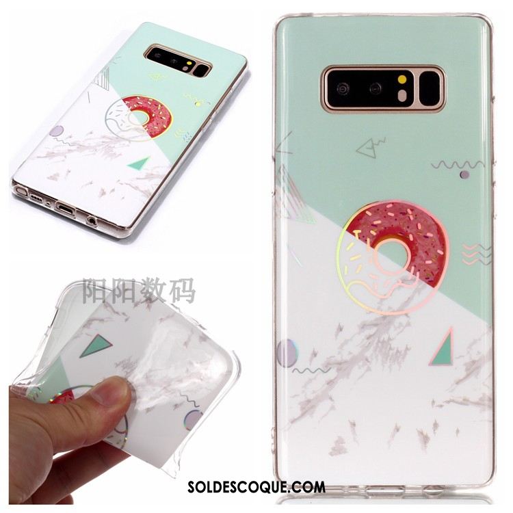 Coque Samsung Galaxy Note 8 Téléphone Portable Silicone Étui Nouveau Modèle Fleurie Soldes