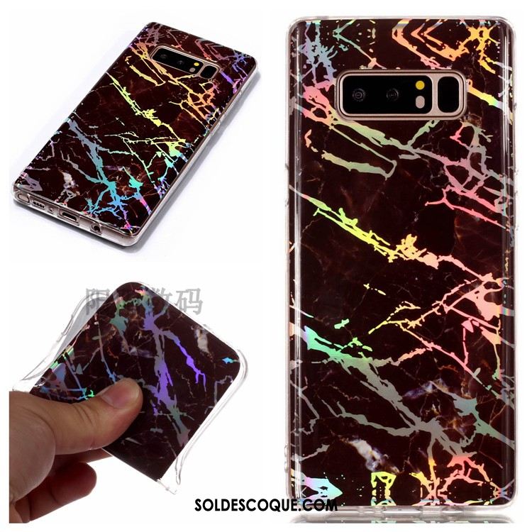 Coque Samsung Galaxy Note 8 Téléphone Portable Silicone Étui Nouveau Modèle Fleurie Soldes