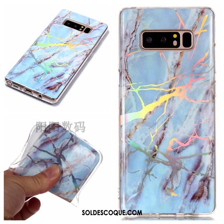 Coque Samsung Galaxy Note 8 Téléphone Portable Silicone Étui Nouveau Modèle Fleurie Soldes