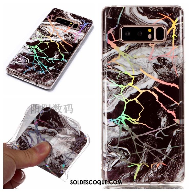 Coque Samsung Galaxy Note 8 Téléphone Portable Silicone Étui Nouveau Modèle Fleurie Soldes