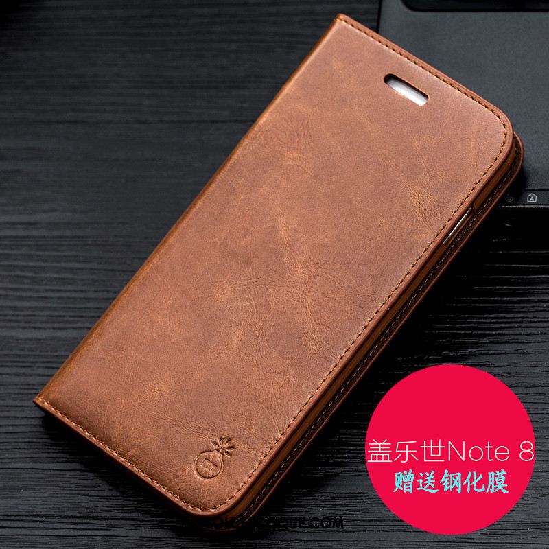 Coque Samsung Galaxy Note 8 Étoile Étui Tendance Étui En Cuir Protection En Vente