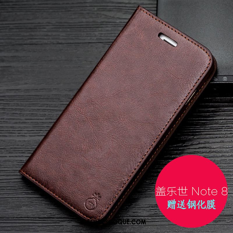 Coque Samsung Galaxy Note 8 Étoile Étui Tendance Étui En Cuir Protection En Vente