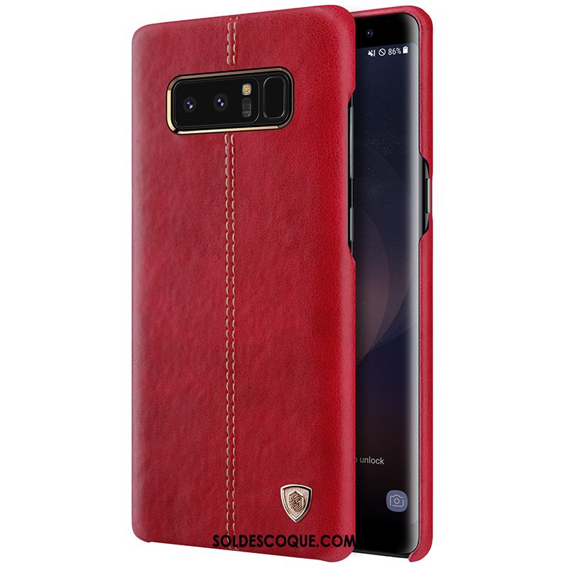 Coque Samsung Galaxy Note 8 Étui En Cuir Étoile Protection Incassable Téléphone Portable Pas Cher