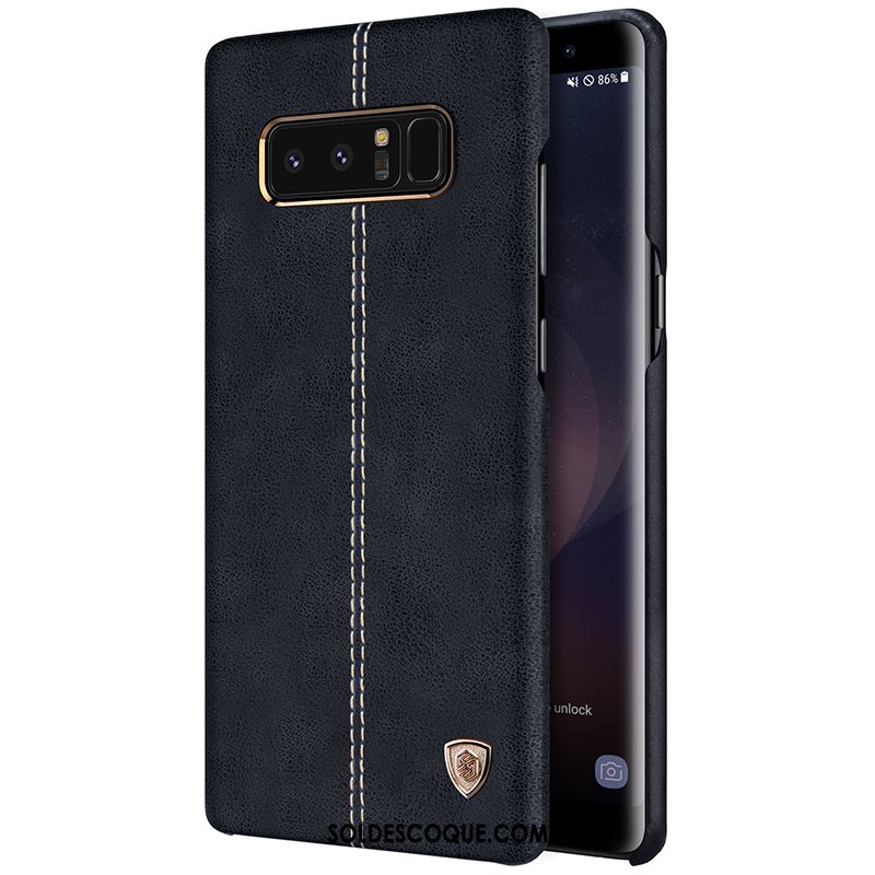 Coque Samsung Galaxy Note 8 Étui En Cuir Étoile Protection Incassable Téléphone Portable Pas Cher