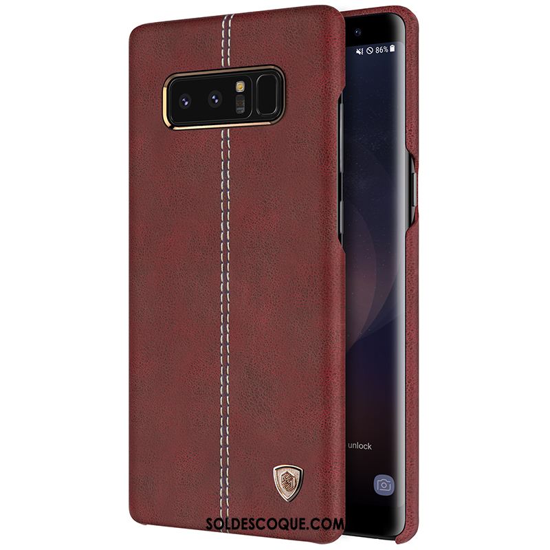 Coque Samsung Galaxy Note 8 Étui En Cuir Étoile Protection Incassable Téléphone Portable Pas Cher