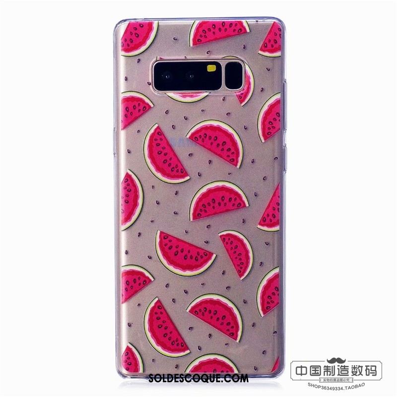 Coque Samsung Galaxy Note 8 Étui Multicolore Fluide Doux Personnalité Téléphone Portable Pas Cher