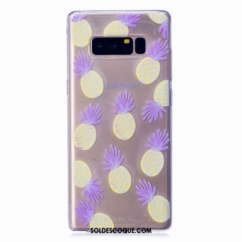 Coque Samsung Galaxy Note 8 Étui Multicolore Fluide Doux Personnalité Téléphone Portable Pas Cher