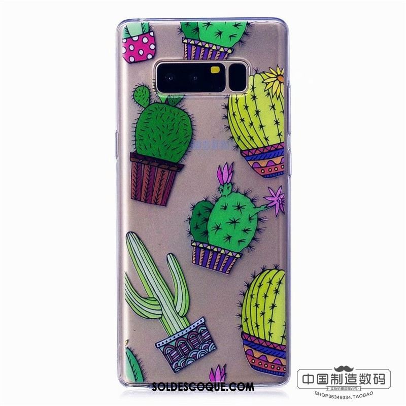 Coque Samsung Galaxy Note 8 Étui Multicolore Fluide Doux Personnalité Téléphone Portable Pas Cher