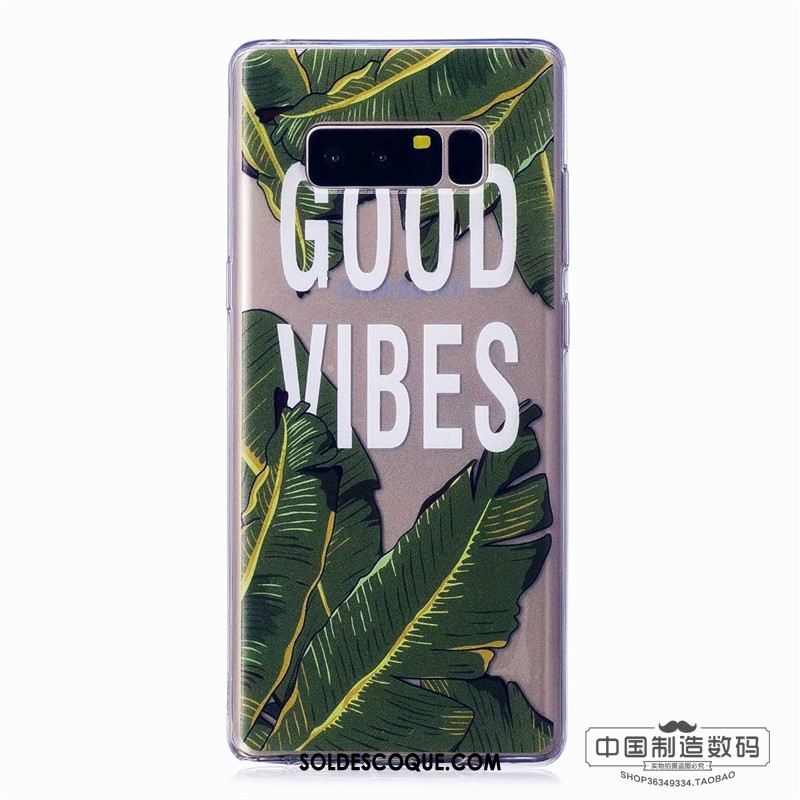 Coque Samsung Galaxy Note 8 Étui Multicolore Fluide Doux Personnalité Téléphone Portable Pas Cher