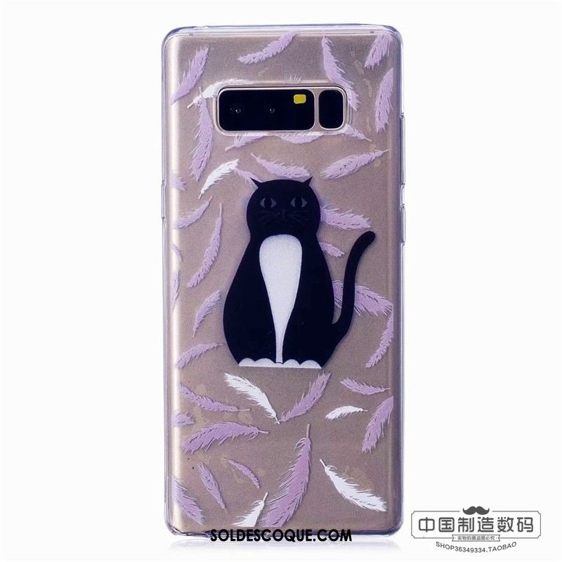 Coque Samsung Galaxy Note 8 Étui Multicolore Fluide Doux Personnalité Téléphone Portable Pas Cher