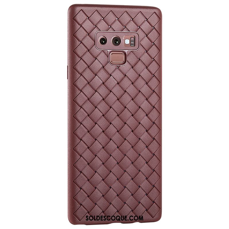 Coque Samsung Galaxy Note 9 Business Étui Étoile Tout Compris Tissage Soldes