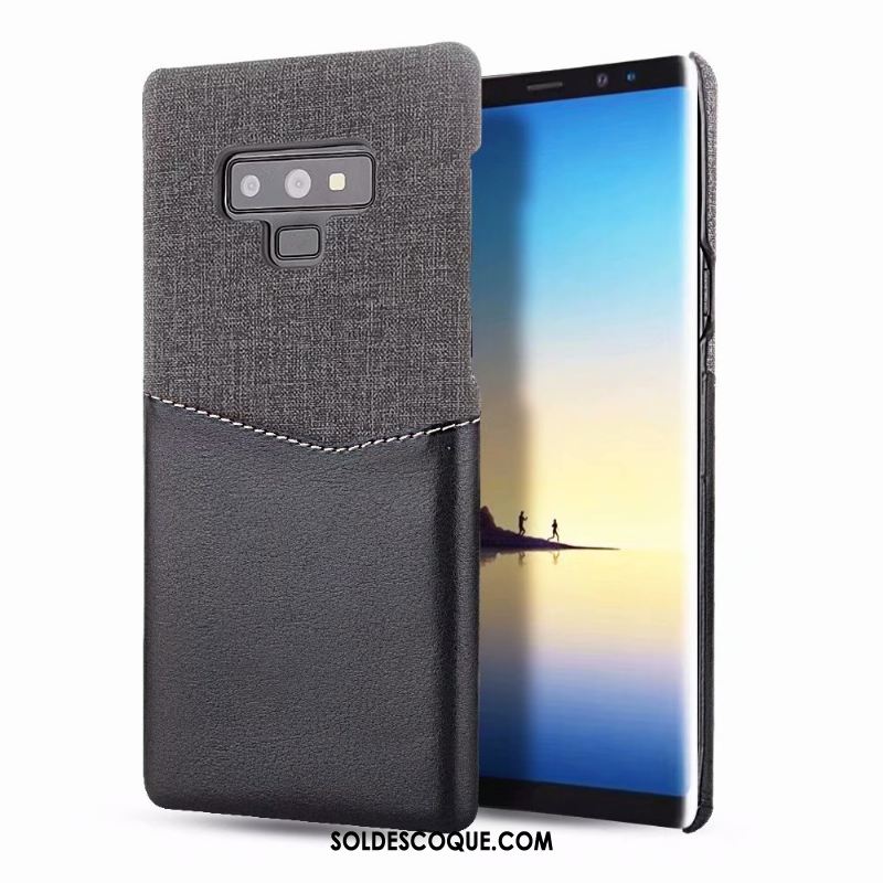 Coque Samsung Galaxy Note 9 Carte Téléphone Portable Modèle Fleurie Étui Épissure Soldes