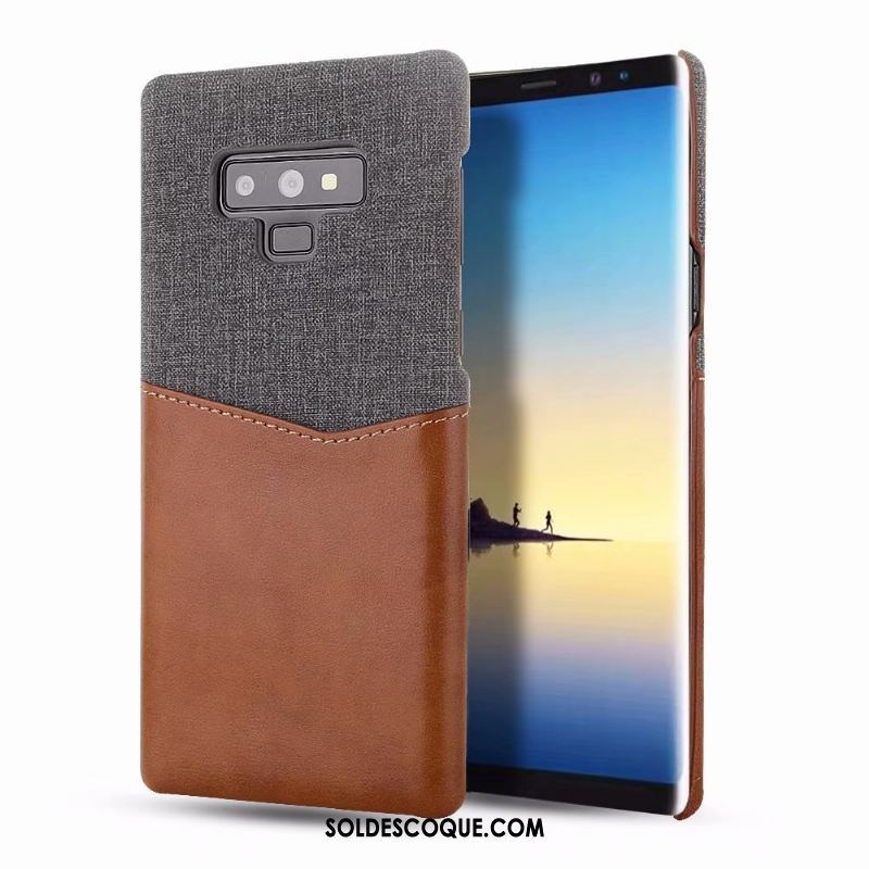 Coque Samsung Galaxy Note 9 Carte Téléphone Portable Modèle Fleurie Étui Épissure Soldes