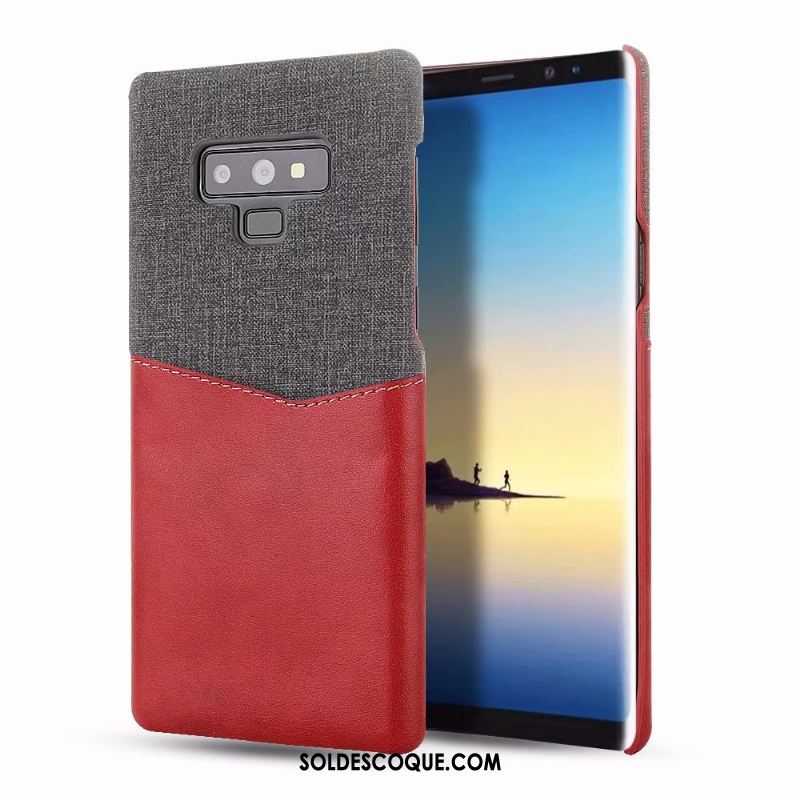 Coque Samsung Galaxy Note 9 Carte Téléphone Portable Modèle Fleurie Étui Épissure Soldes