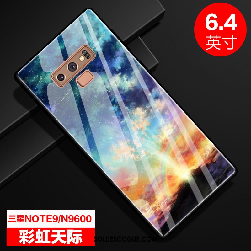 Coque Samsung Galaxy Note 9 Créatif Verre Étoile Miroir Protection Soldes