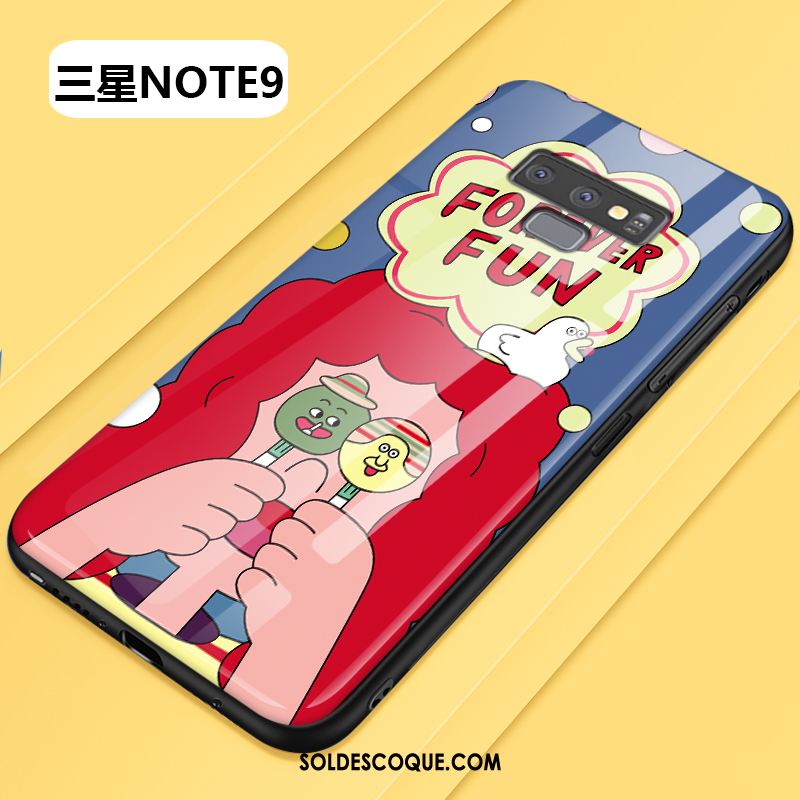 Coque Samsung Galaxy Note 9 Dessin Animé Difficile Créatif Fluide Doux Incassable Housse Soldes