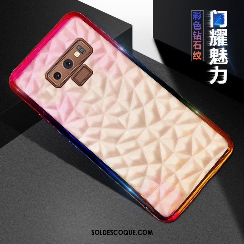 Coque Samsung Galaxy Note 9 Fluide Doux Silicone Téléphone Portable Incassable Losange En Vente