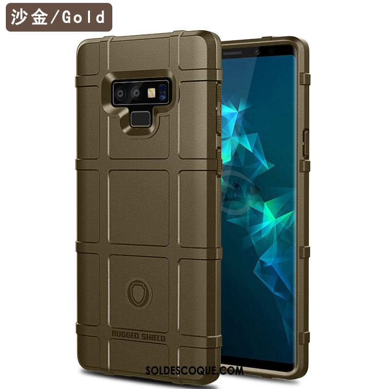 Coque Samsung Galaxy Note 9 Fluide Doux Silicone Téléphone Portable Noir Étui Soldes