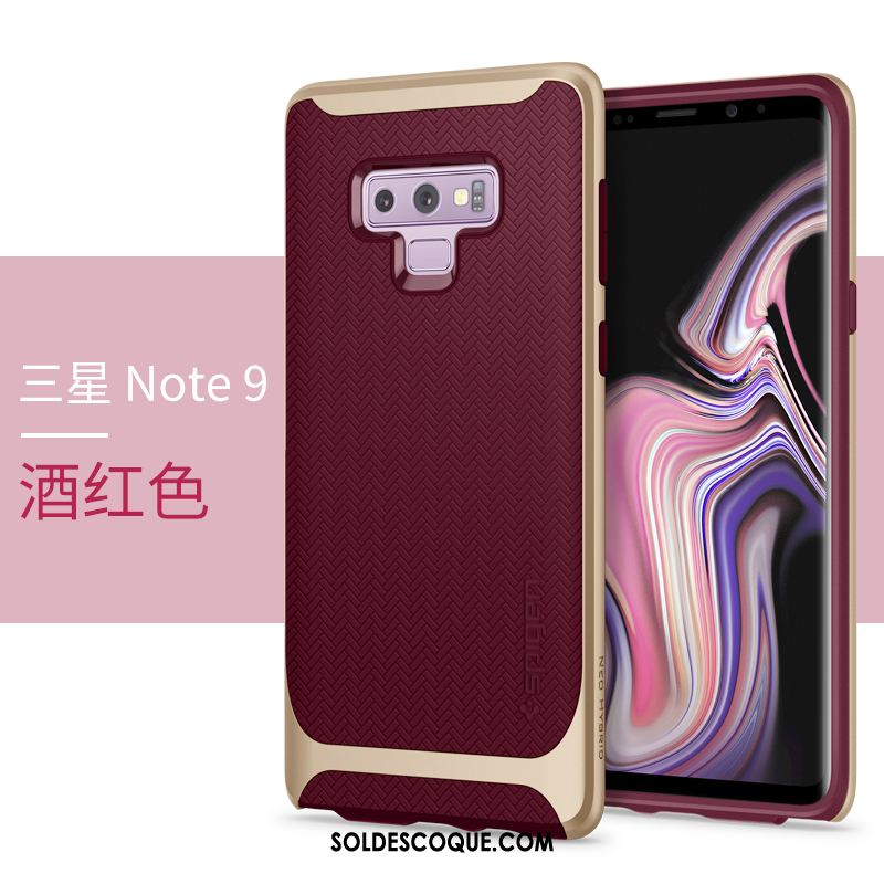 Coque Samsung Galaxy Note 9 Fluide Doux Étui Personnalité Délavé En Daim Créatif Pas Cher