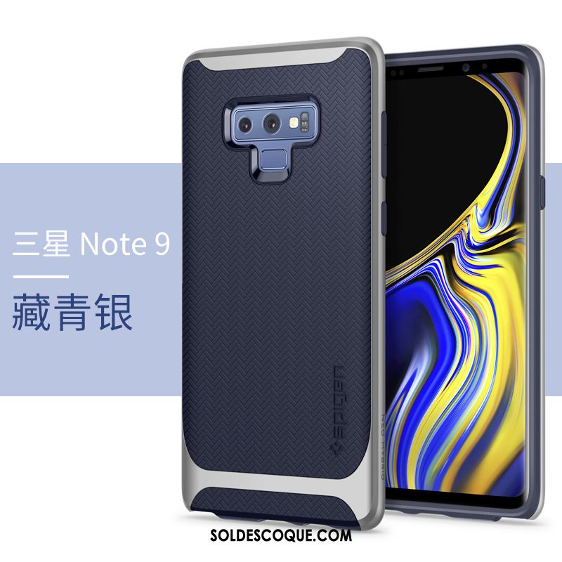 Coque Samsung Galaxy Note 9 Fluide Doux Étui Personnalité Délavé En Daim Créatif Pas Cher