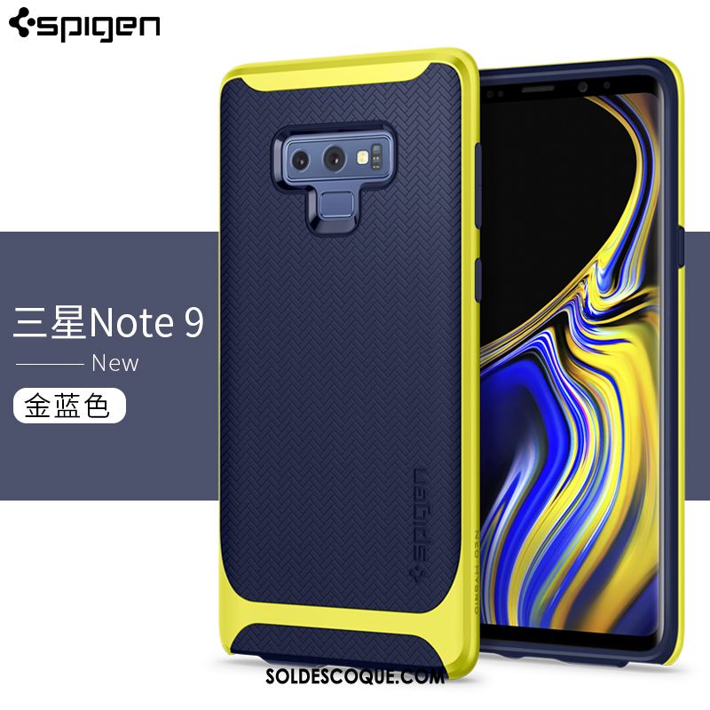 Coque Samsung Galaxy Note 9 Fluide Doux Étui Personnalité Délavé En Daim Créatif Pas Cher