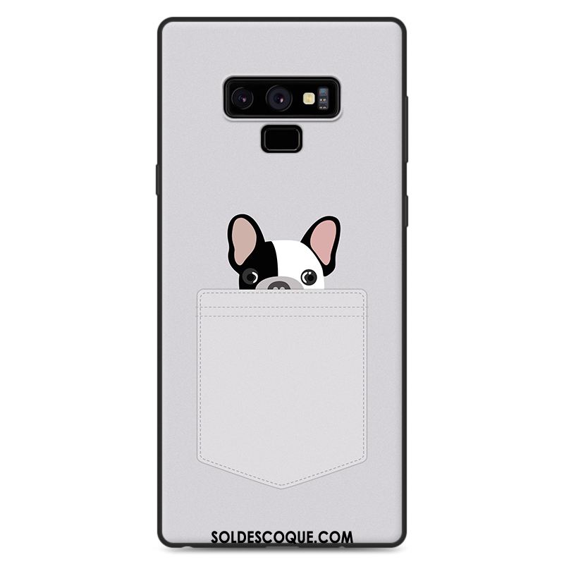 Coque Samsung Galaxy Note 9 Protection Incassable Dessin Animé Téléphone Portable Gris En Vente