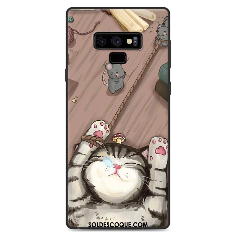 Coque Samsung Galaxy Note 9 Protection Incassable Dessin Animé Téléphone Portable Gris En Vente