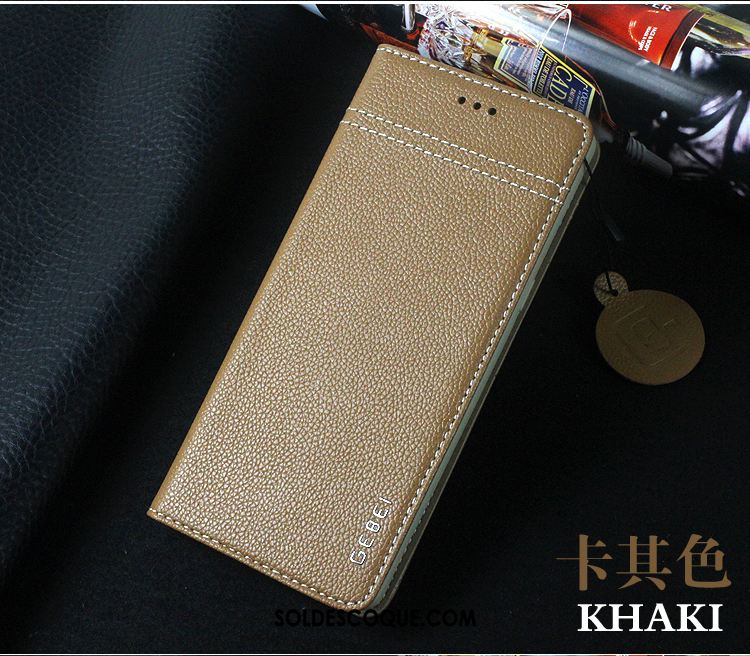Coque Samsung Galaxy Note 9 Support Carte Cuir Véritable Téléphone Portable Protection Pas Cher