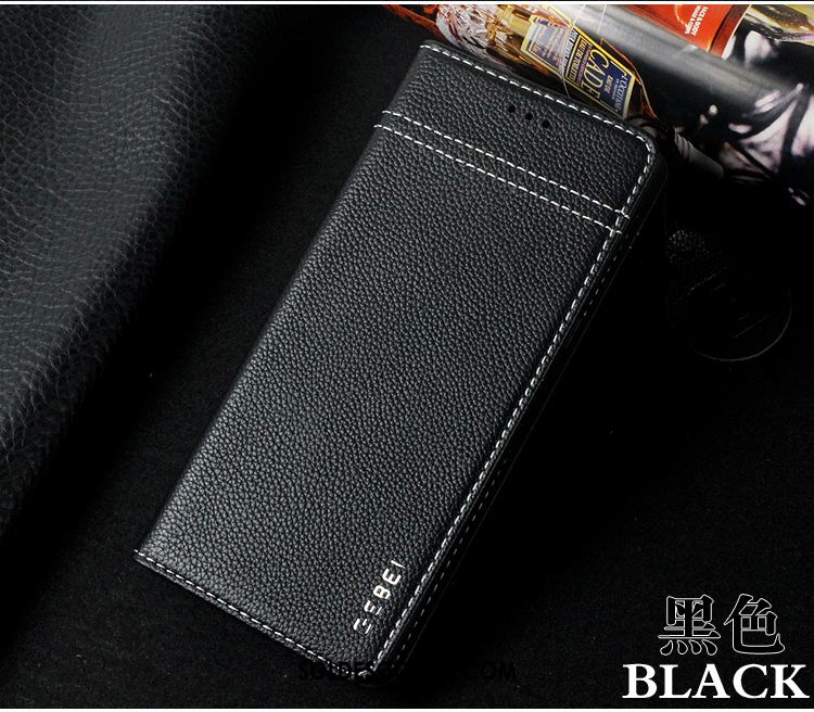 Coque Samsung Galaxy Note 9 Support Carte Cuir Véritable Téléphone Portable Protection Pas Cher