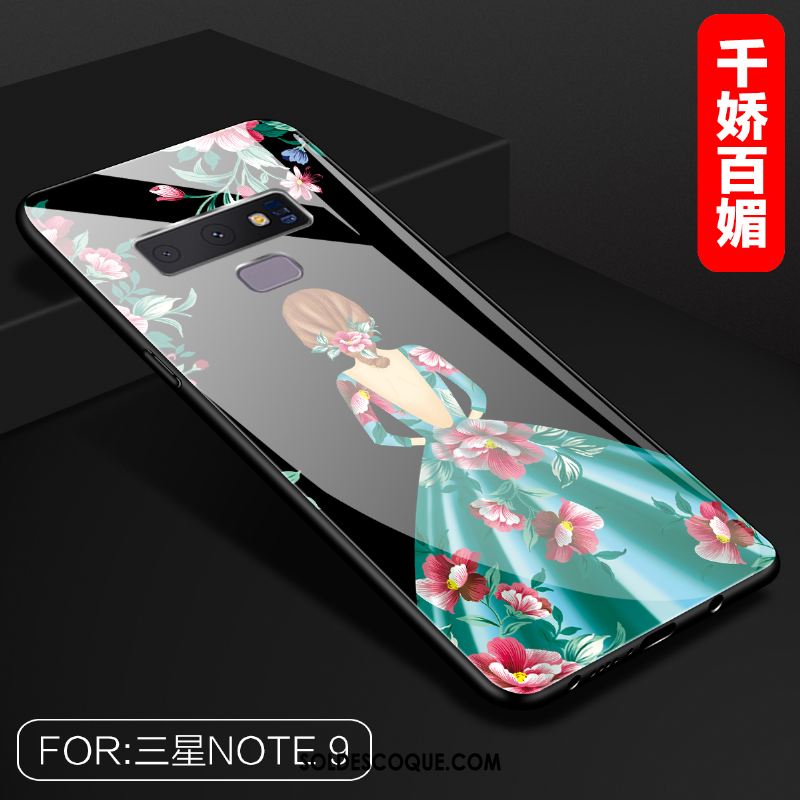 Coque Samsung Galaxy Note 9 Tendance Étoile Créatif Verre Téléphone Portable Soldes