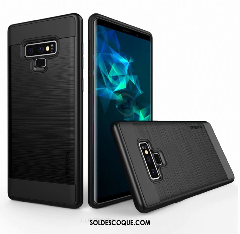 Coque Samsung Galaxy Note 9 Tout Compris Vert Étui Étoile Business Pas Cher